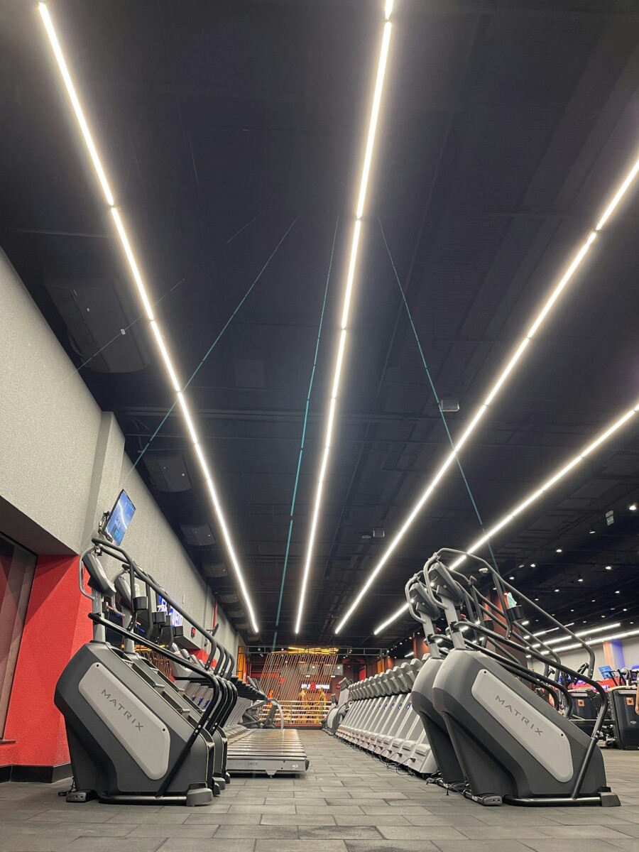 Professionelle Outdoor-Fitnessgeräte: Metallgestelle mit integrierter Sportleiter, Klimmzugstange und Aufhängung für Boxsäcke